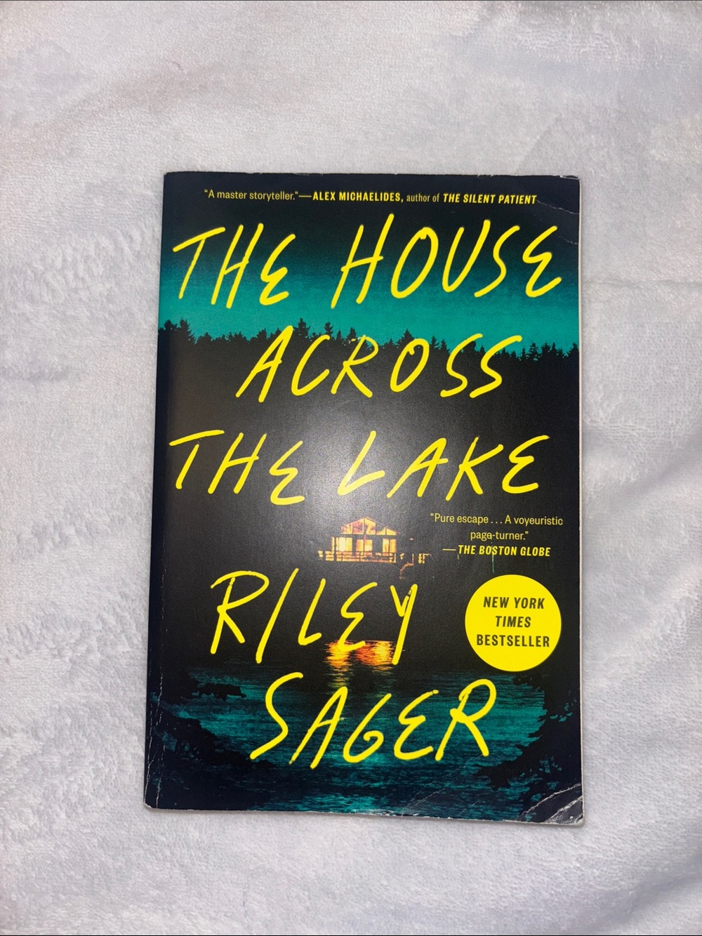 The House Across the Lake Paperback - Black and Teal Cover